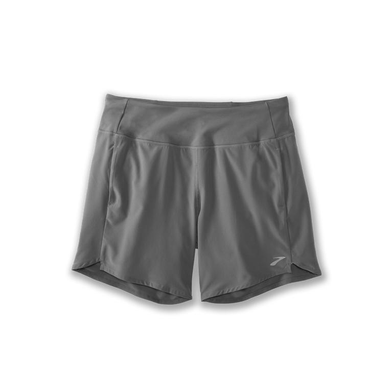 Brooks Chaser 7 - Womens Running Shorts - Steel/Grey (04385QIKR)